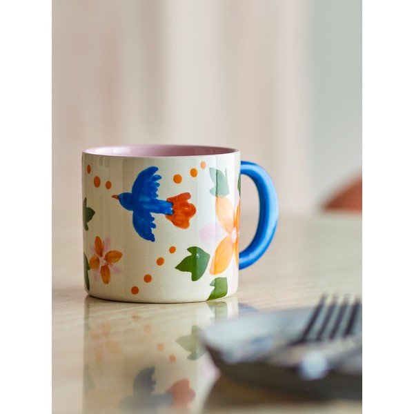 Fekete-bézs kerámia bögre szett 2 db-os 300 ml Maricala – Bloomingville-image-3