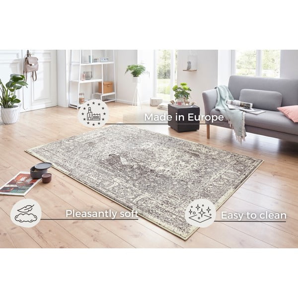 Celebration Plume szürke-krémszínű szőnyeg, 200 x 290 cm - Hanse Home-image-3