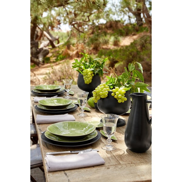 Riviera világoszöld agyagkerámia tányér, ⌀ 27 cm - Costa Nova-image-2