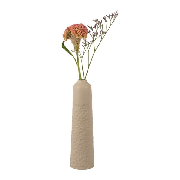 Carve bézs kerámia váza, magasság 27,5 cm - PT LIVING-image-2