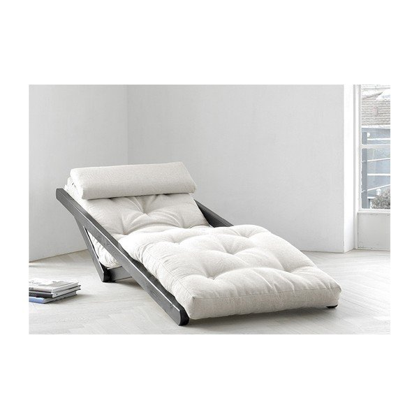 Figo Black/Mocca barna kinyitható fekvőfotel - Karup Design-image-3
