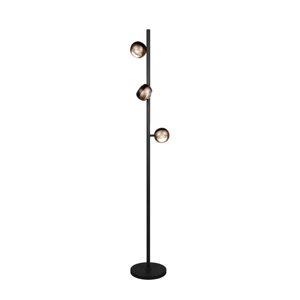 Fekete-bronzszínű LED állólámpa (magasság 150 cm) Orbit – Trio Select