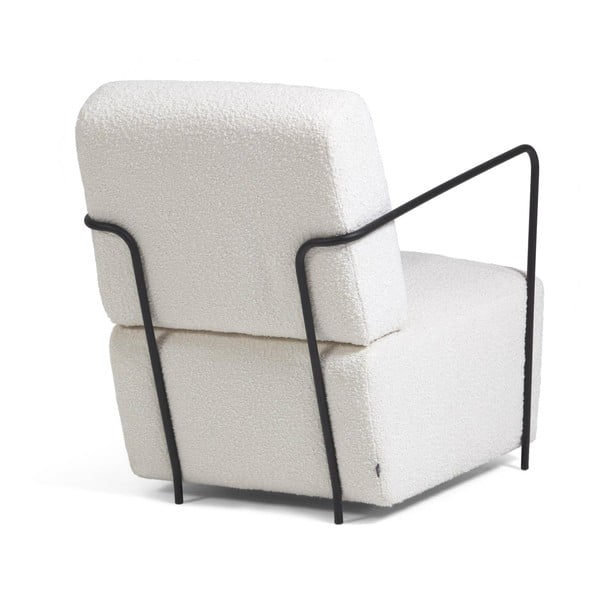 Fehér fotel Gamer - Kave Home-image-3