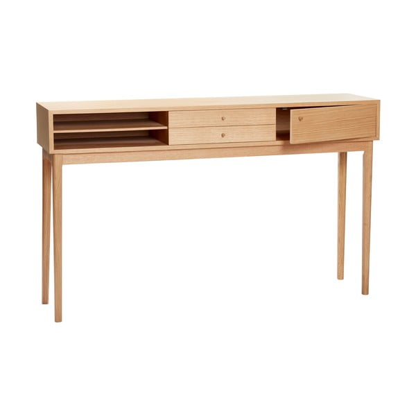 Íróasztal tölgyfa dekorral 37x145 cm Collect – Hübsch-image-4