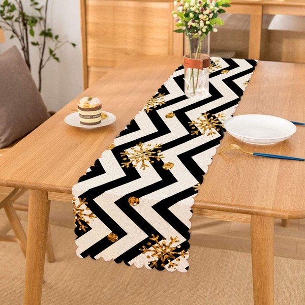 Asztali futó 45x140 cm Zig Zag – Minimalist Cushion Covers-image-1