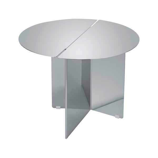 Rozsdamentes acél kerek tárolóasztal ø 50 cm Oru – Blomus