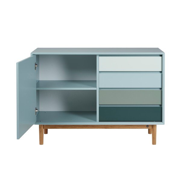 Mentazöld alacsony komód 114x80 cm Color Box – Tom Tailor-image-3