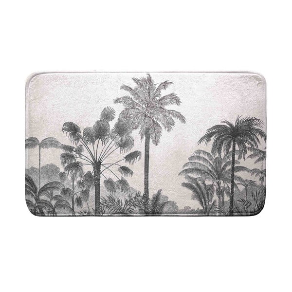 Fekete-bézs fürdőszobai kilépő 45x75 cm Cocoty – douceur d'intérieur