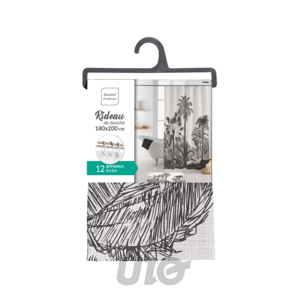 Zuhanyfüggöny 180x200 cm Cocoty – douceur d'intérieur-image-2