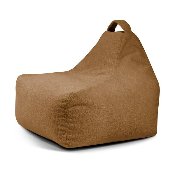 Barna buklé gyerek babzsákfotel Game Amuse – SLOWDOWN