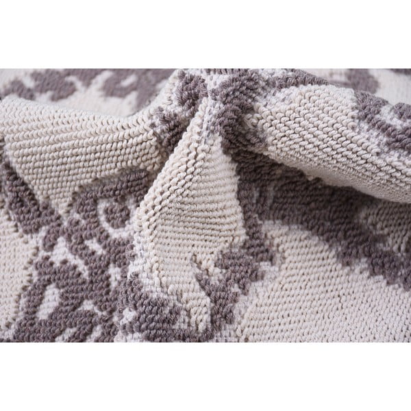 Sarmasik sötétbézs pamut szőnyeg, 100 x 150 cm - Vitaus-image-3