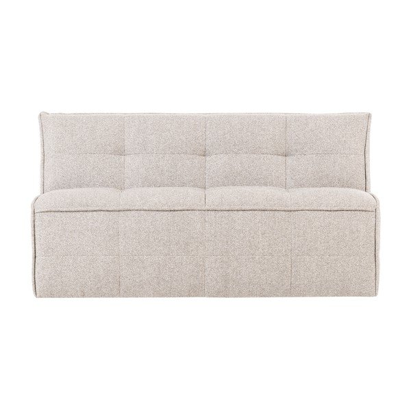 Bézs buklé párnázott pad Cluster – vtwonen