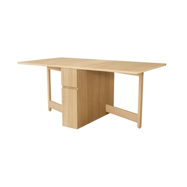 Mel bővíthető asztal tölgyfa dekorral - Woodman