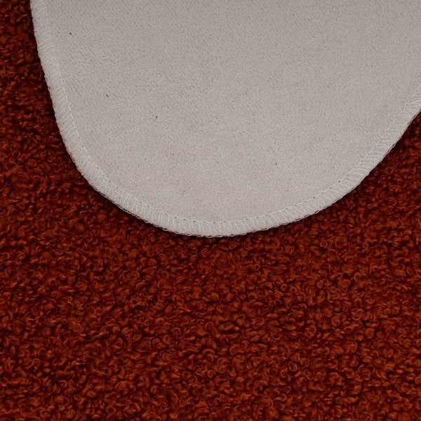 Borvörös szintetikus szőrme szőnyeg 60x90 cm Sherpa – Casa Selección-image-2