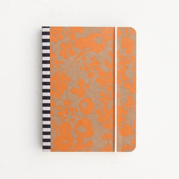 Mono Ditsy Small Chunky Notebook kicsi narancssárga jegyzetfüzet - Caroline Gardner