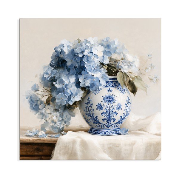 Nyomtatott vászon kép 60x60 cm Porcelain Vase – Styler