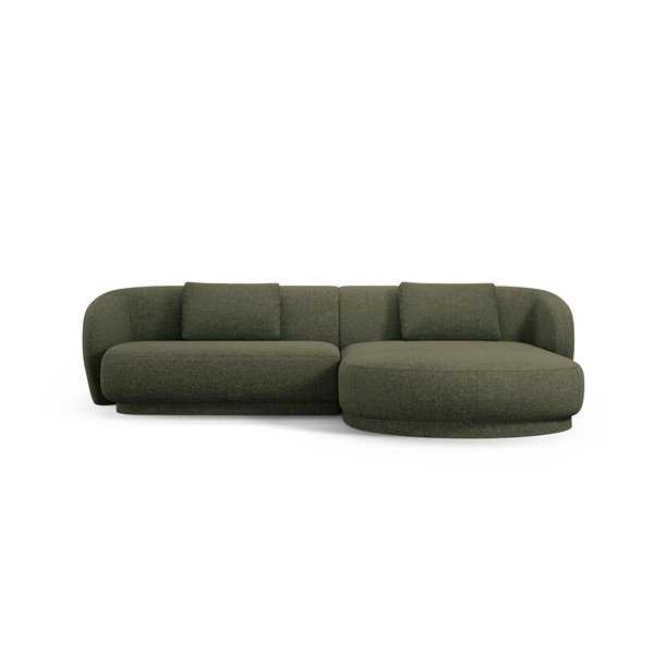 Zöld sarokkanapé Camden – Cosmopolitan Design