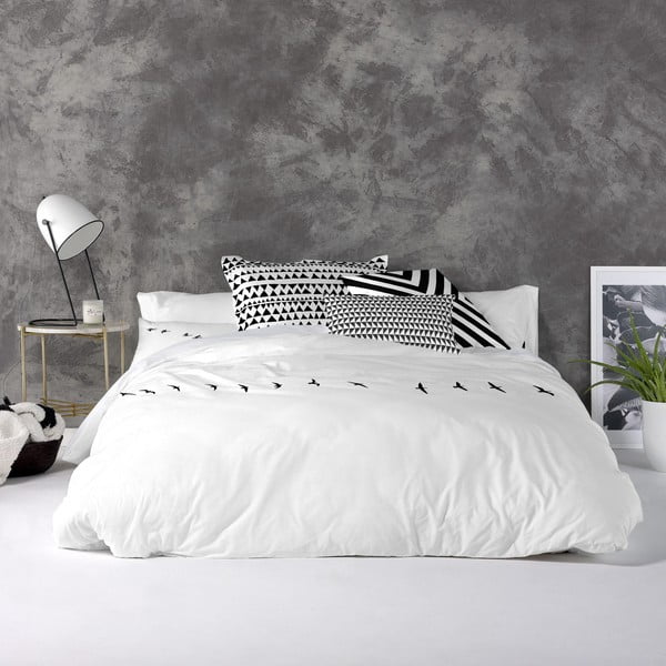 Trip pamut paplanhuzat, 200 x 200 cm - Blanc-image-1