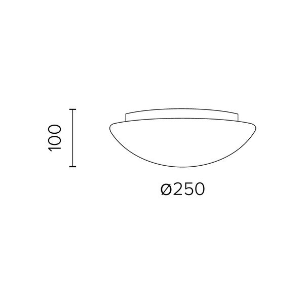 MATO mennyezeti lámpa, ⌀  25 cm - Sotto Luce-image-2