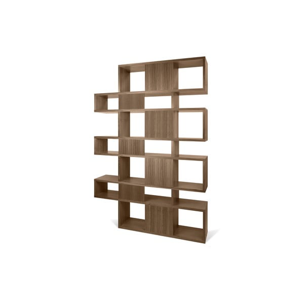 London könyvespolc diófa dekorral, magasság 220 cm - TemaHome-image-1
