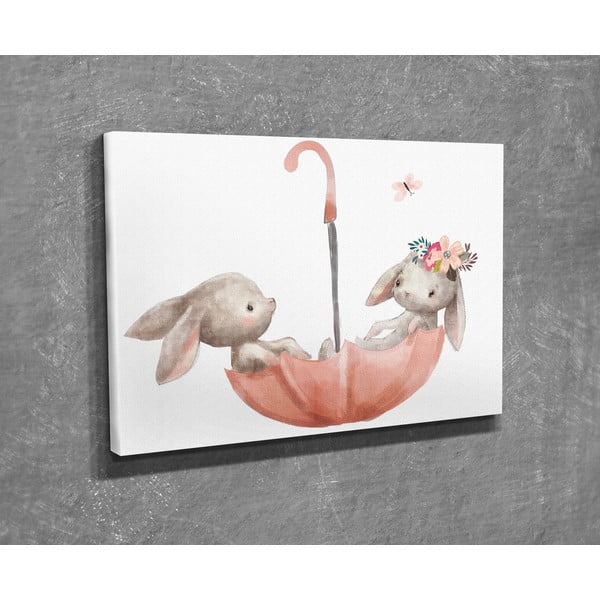 Gyerekszoba kép 40x30 cm Bunnies – Wallity-image-4