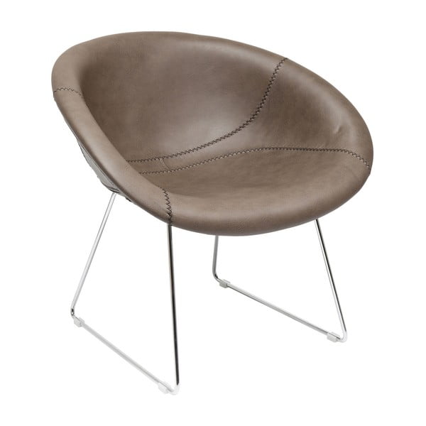 Lounge szürke fotel - Kare Design