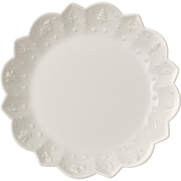 Toy's Delight fehér porcelán karácsonyi tál, ø 24,5 cm - Villeroy & Boch
