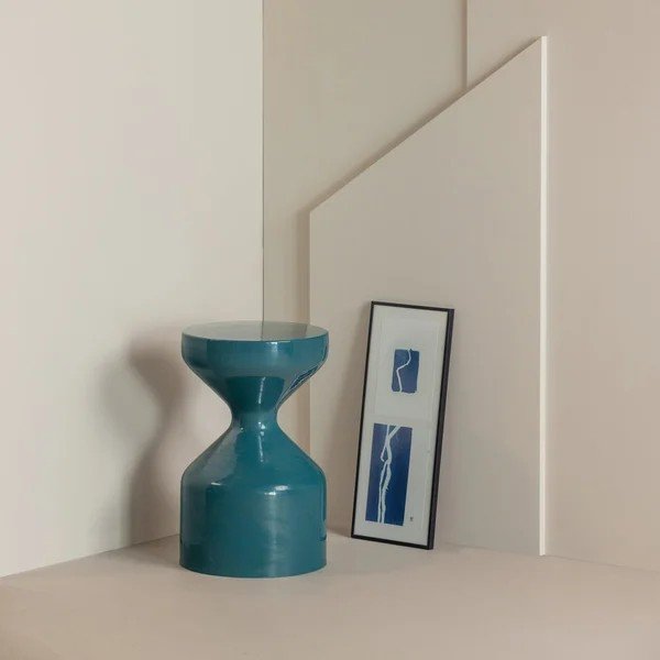 Fém kerek tárolóasztal ø 30 cm Floyd – WOOOD-image-1