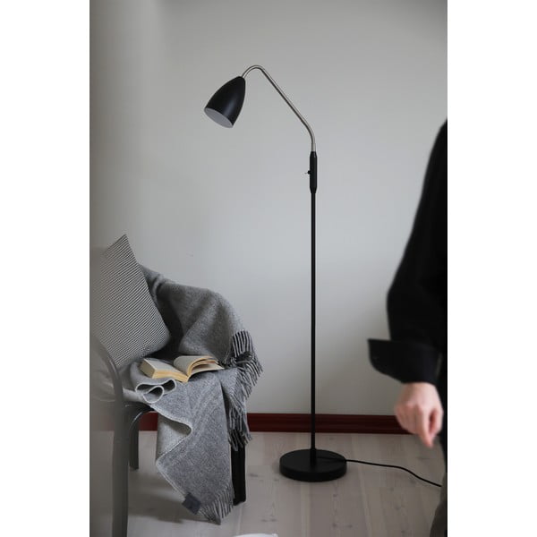 Fekete LED dimmelhető állólámpa fém búrával (magasság 140 cm) Patro – Markslöjd-image-1