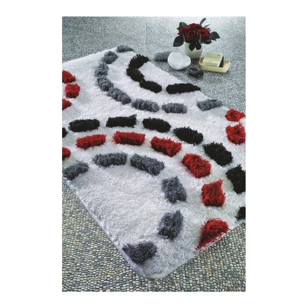 Confetti Bathmats Arinna fehér fürdőszobai szőnyeg, 50 x 60 cm