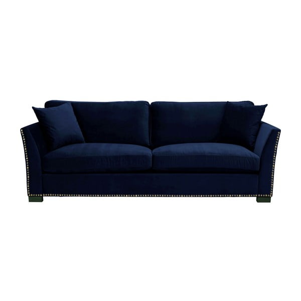 Pierre kék háromszemélyes kanapé - The Classic Living