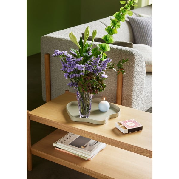 Lila üveg kézzel készített váza (magasság 18 cm) Bloom – Hübsch-image-1