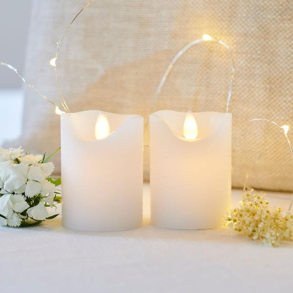 LED gyertya szett 2 db-os (magasság 6,5 cm) Sara Mini – Sirius-image-1