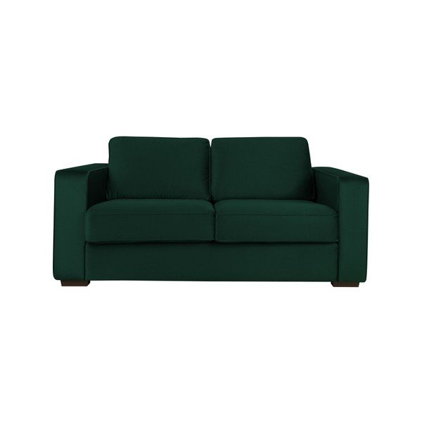 Denver üvegzöld kétszemélyes kanapé - Cosmopolitan design-image-1