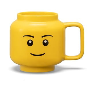 Sárga kerámia gyerek bögre 530 ml Head – LEGO®