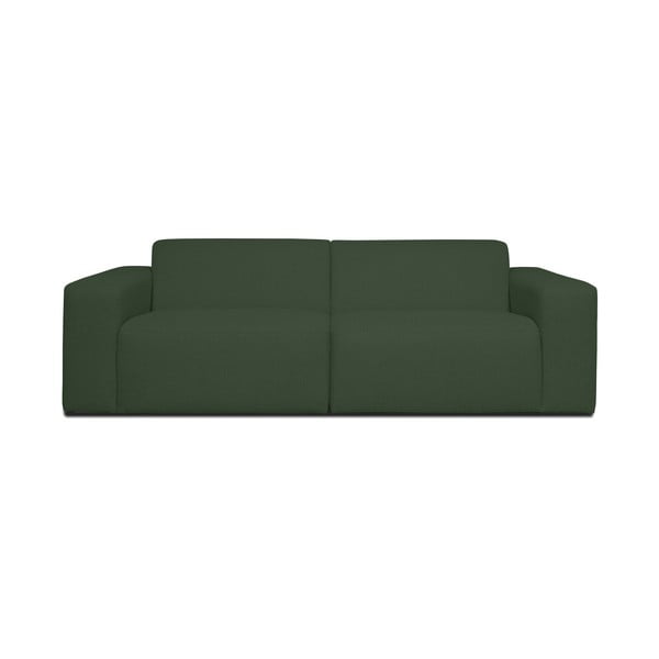 Sötétzöld kanapé 228 cm Roxy - Scandic