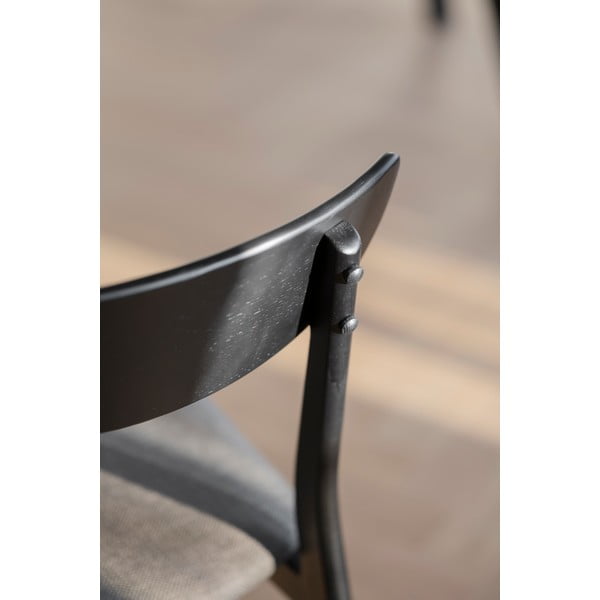 Fekete étkezőszék szett 2 db-os Rodham - Rowico-image-3