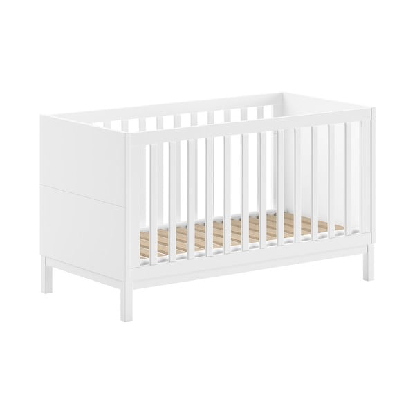 Fehér borovi fenyő babaágy 70x140 cm Eva – Vipack