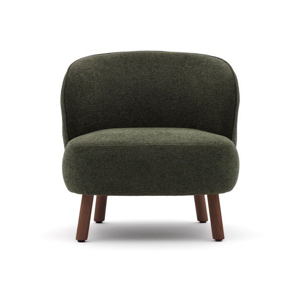 Khaki zsenília fotel Ulit – Kave Home-image-2