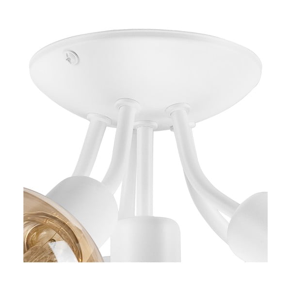 Fehér mennyezeti lámpa lámpabúra nélkül Viggo – LAMKUR-image-3