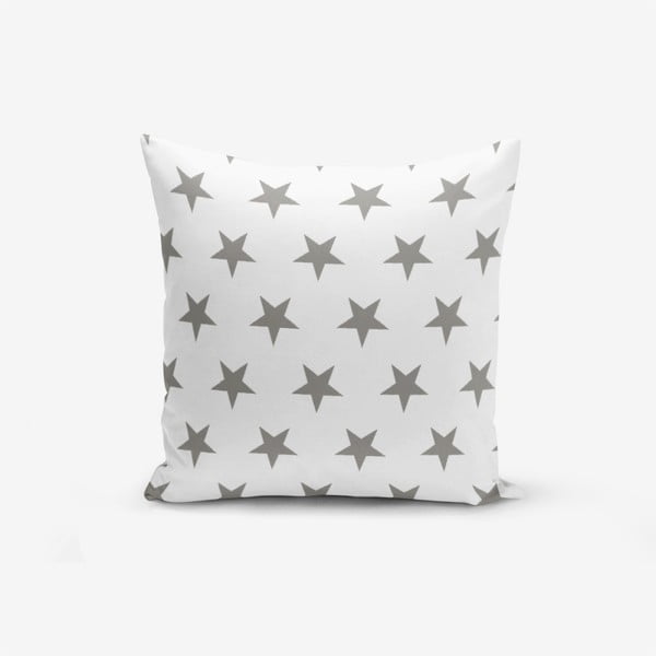 Grey Star pamutkeverék párnahuzat, 45 x 45 cm - Minimalist Cushion Covers