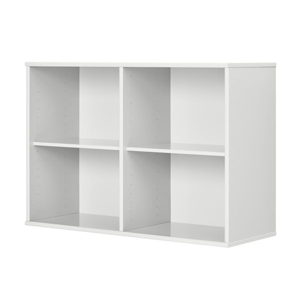 Fehér függő könyvespolc 89x61 cm Mistral – Hammel Furniture-image-2