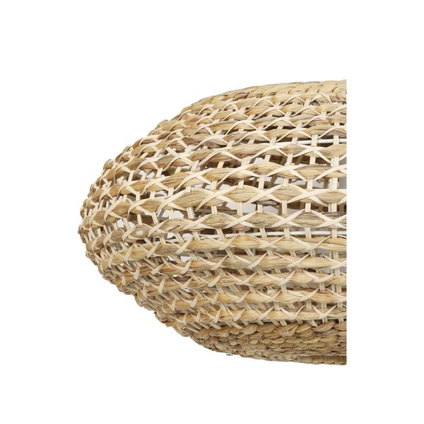 Natúr színű mennyezeti lámpa rattan-tengerifű búrával ø 60 cm Tripoli – Light & Living-image-1