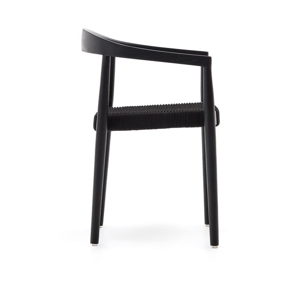 Fekete étkezőszék szett 4 db-os Ydalia – Kave Home-image-3