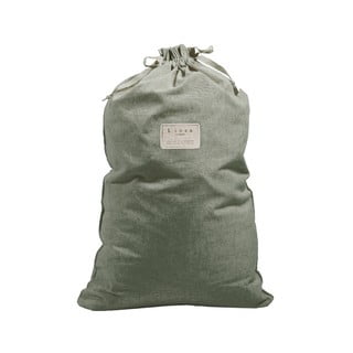 Bag Green Moss szövet és lenkeverék szennyestartó zsák, magasság 75 cm - Really Nice Things