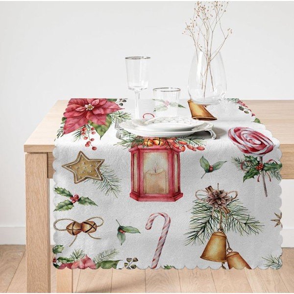 Asztali futó karácsonyi mintával 45x140 cm Merry Christmas – Mila Home