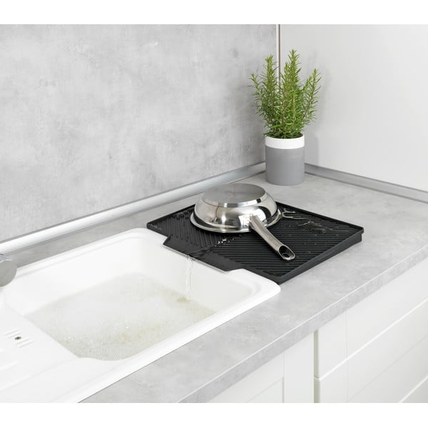 Nelia sötétszürke edényszárító, 34 x 40 cm - Wenko-image-2