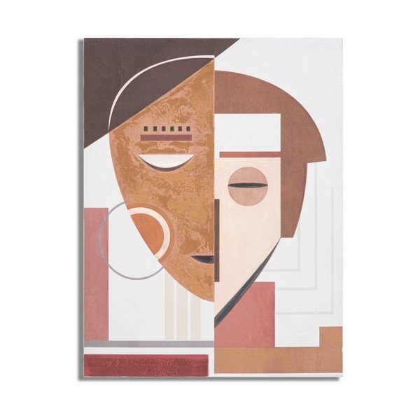 Ethnic Face kézzel festett kép, 60 x 80 cm - Mauro Ferretti-image-2