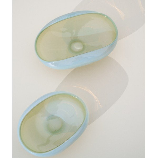 Üveg dekoratív tál 14x19 cm Nodila – Kave Home-image-2