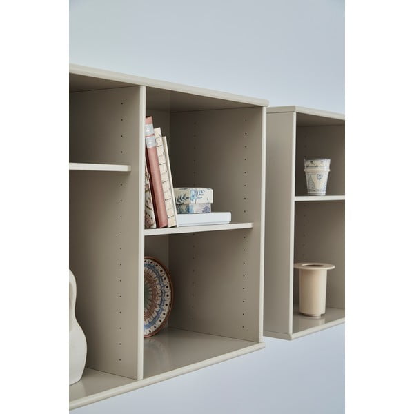 Bézs függő könyvespolc 89x61 cm Mistral – Hammel Furniture-image-4
